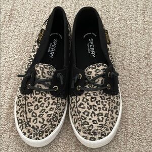 Sperry Women's Leopard Print Boat Shoes